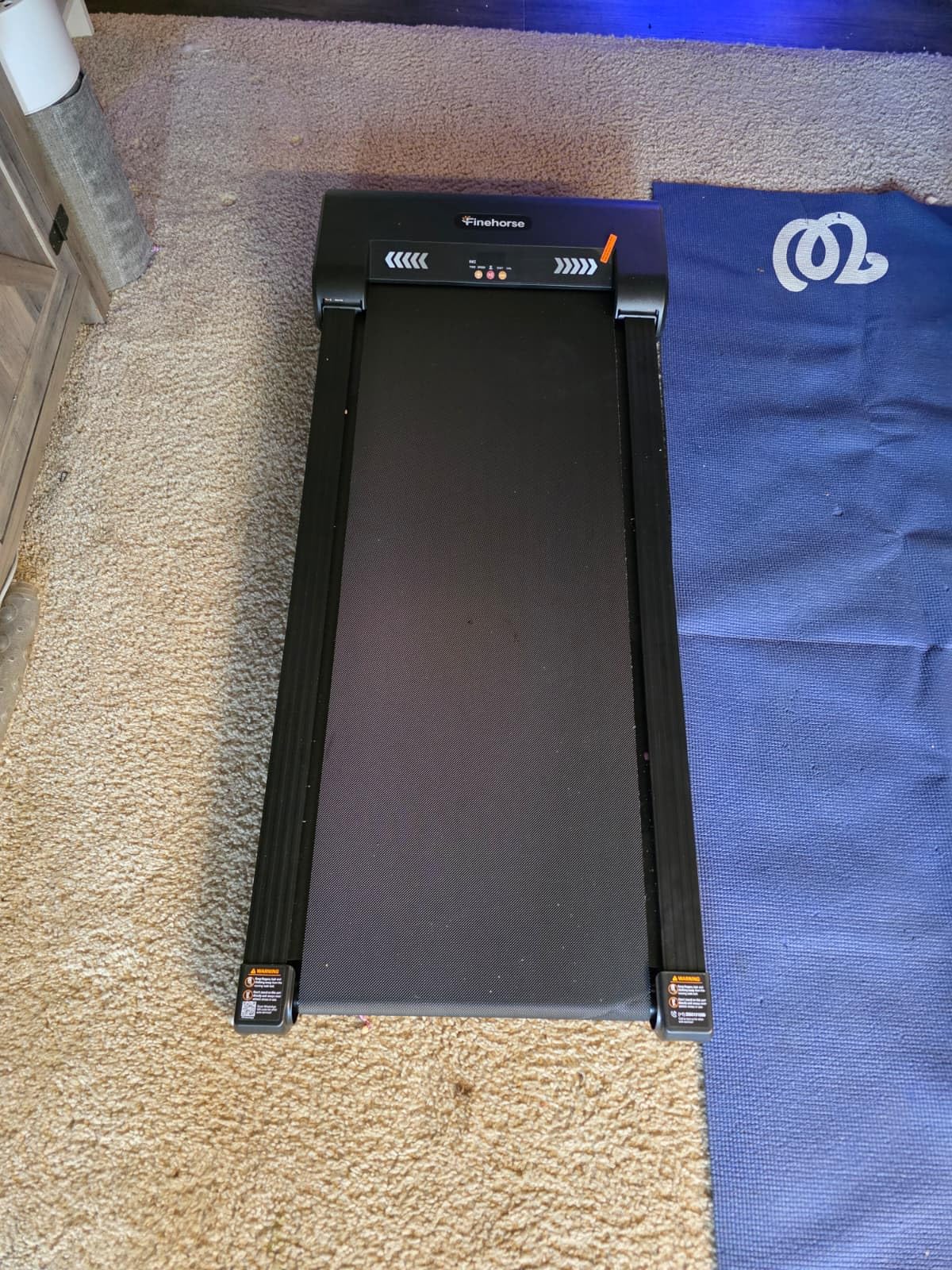 13% 6-Level Walking Pad with Auto Incline - Treadmill with Auto Incline and Remote Control, 330Lbs Capacity Portable Compact Treadmill for Home Office, LED Display - Customer Photo 2