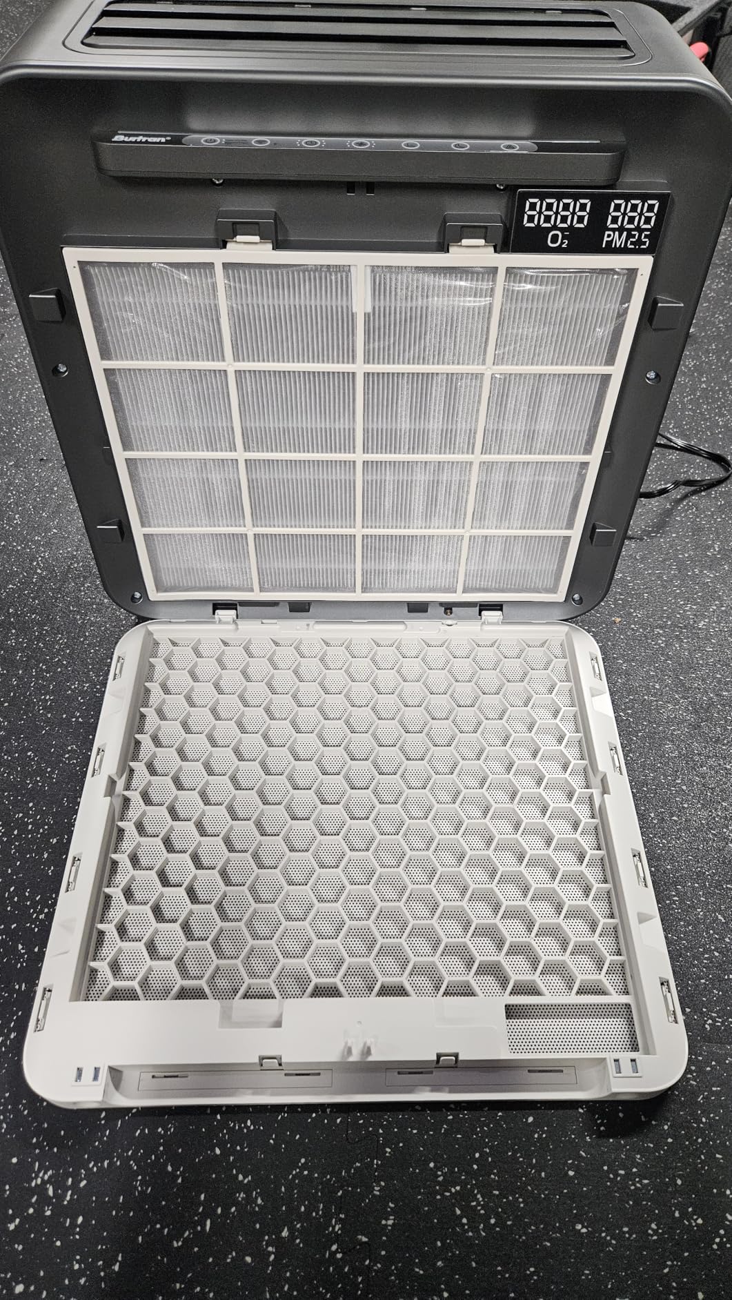 BURTRAN HEPA Air Purifier for Home,Nano-Oxy™HEPA14,up to 1,360 ft²/h, with air quality display, balanced 5-stage PM2.5 and TVOC filtration, eliminates 99.995% micro pollutants, Wi-Fi, 120V AC - Customer Photo 1