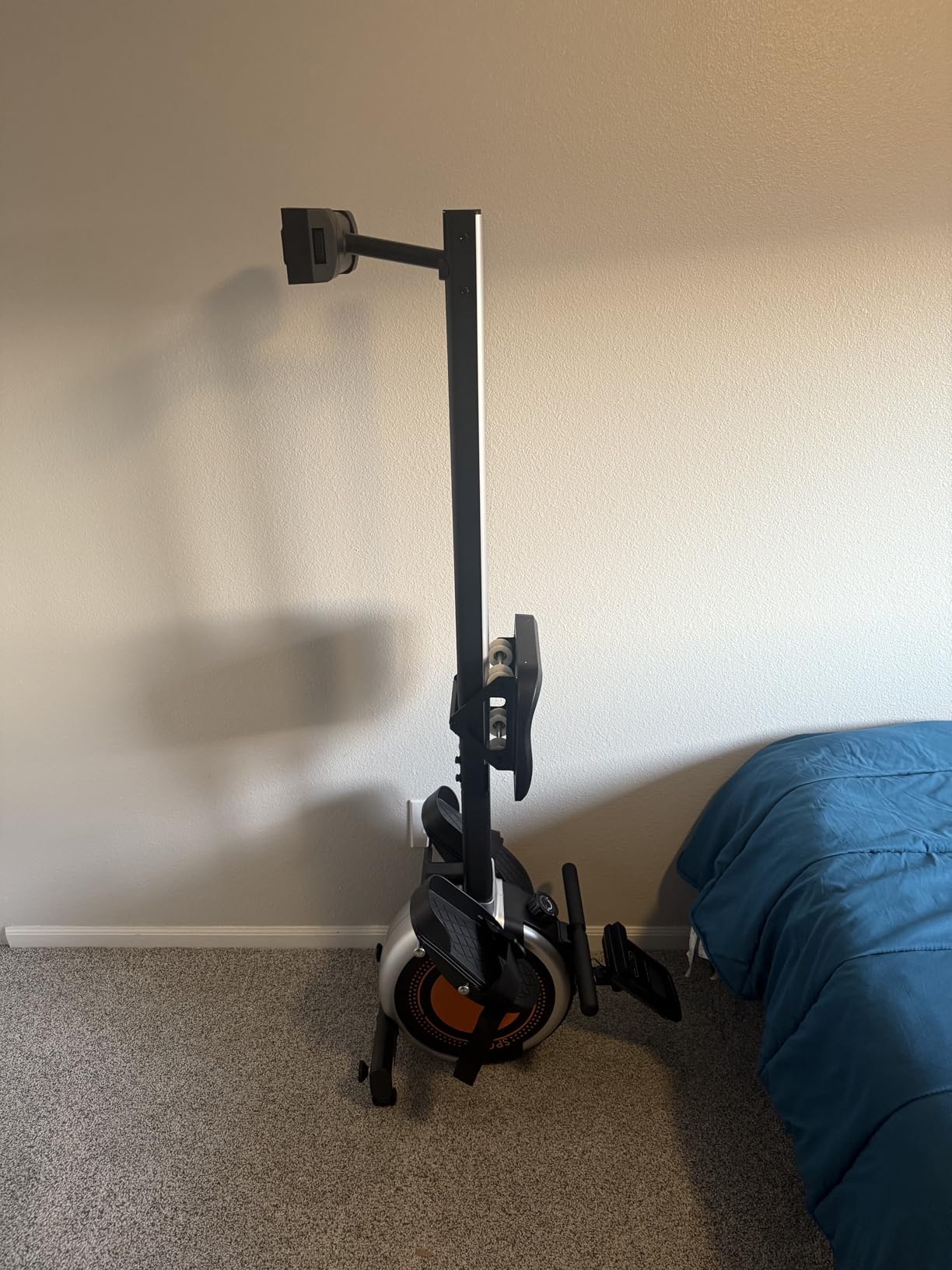 Dripex Rowing Machines for Home Use, Rowing Machine Magnetic Rower, Max 350 LBS, 16 Levels of Workout Resistance, Dual Slide Rail, Bluetooth App Compatible, LCD Monitor, Row Machine for Gym Exercise - Customer Photo 3