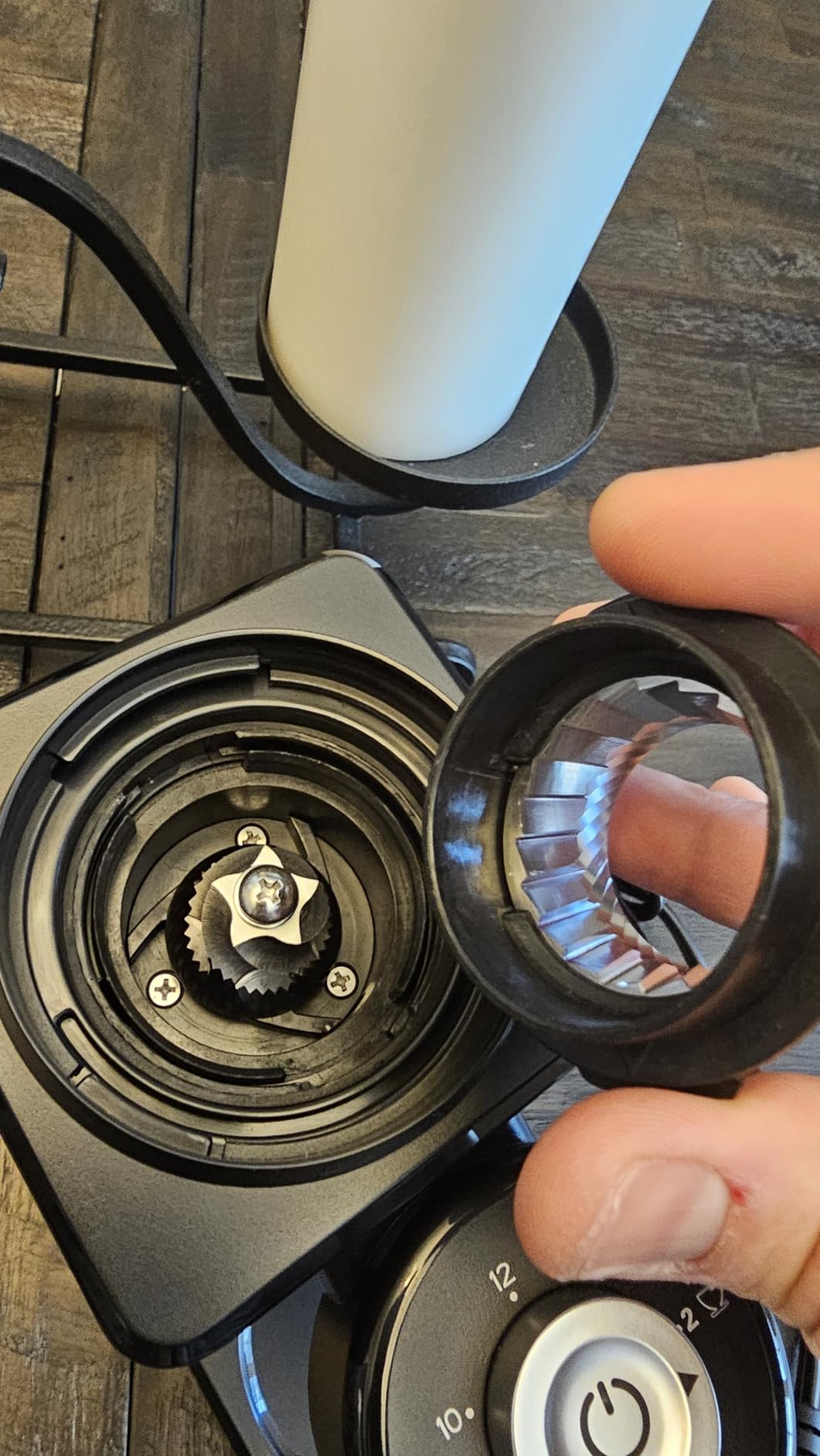 Wancle Conical Burr Coffee Grinder Electric, Coffee Bean Grinder, 25 Grind Settings-Adjustable for Espresso French Press Drip, 2-12 Cup Capacity, Low Noise, 80g Bean Capacity (Expandable to 120g) - Customer Photo 1