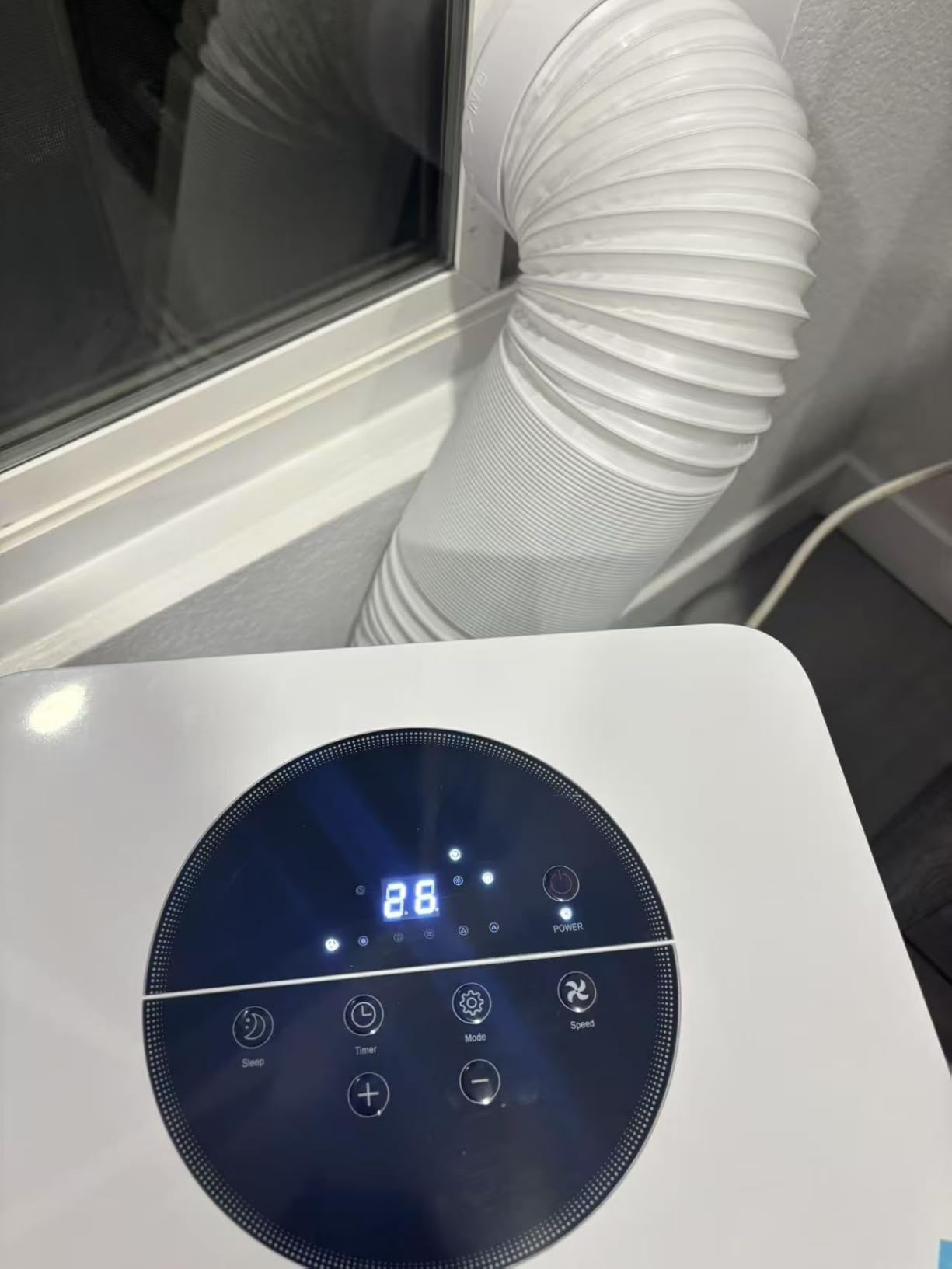 Portable Air Conditioners 14000BTU Smart AC Unit with App & Remote Control 4-in-1 Cooling, Heating, Dehumidifier, Fan for Rooms up to 700 sq.ft, 24H Timer, White - Customer Photo 1