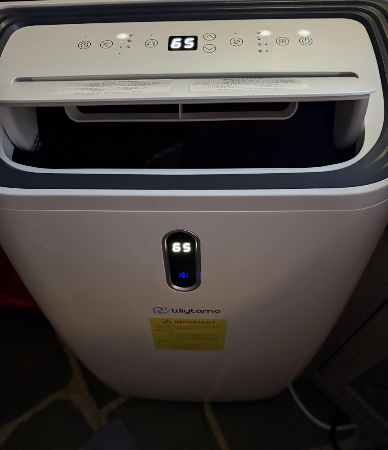 14,000 BTU Portable Air Conditioners for 700 Sq.Ft, 4-in-1 Room Air Conditioner with Cooling, Heating, Dehumidifier, Fan, Remote, Sleep Mode, Auto Swing, 24H Timer, Self-Evaporating Portable AC Unit - Customer Photo 1