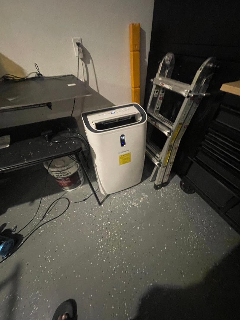 14,000 BTU Portable Air Conditioners for 700 Sq.Ft, 4-in-1 Room Air Conditioner with Cooling, Heating, Dehumidifier, Fan, Remote, Sleep Mode, Auto Swing, 24H Timer, Self-Evaporating Portable AC Unit - Customer Photo 2