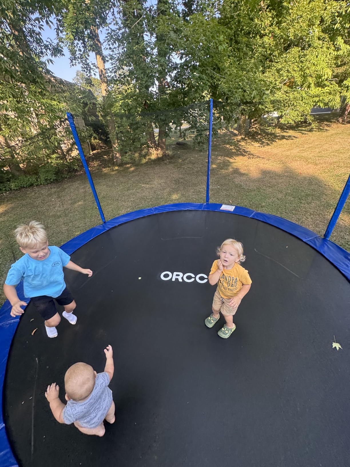 ORCC 1200LBS Weight Capacity Trampoline 16 15 14 12 10 8FT Outdoor Yard Trampolines for Kids Adults - Customer Photo 2