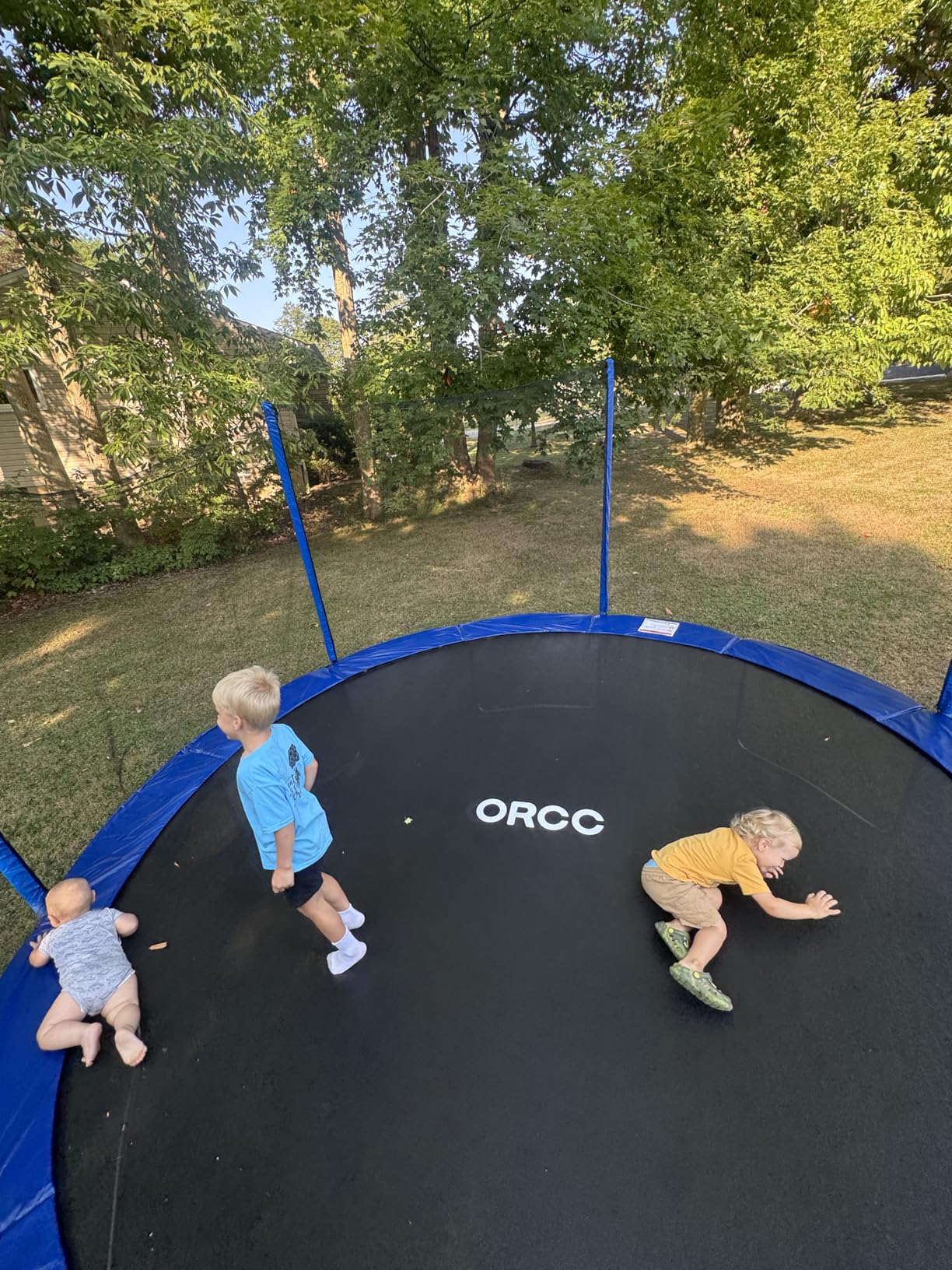 ORCC 1200LBS Weight Capacity Trampoline 16 15 14 12 10 8FT Outdoor Yard Trampolines for Kids Adults - Customer Photo 3