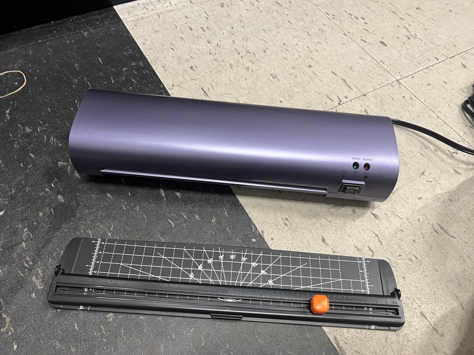 9 Inch Laminator Machine with Never Jam Technology, 40 Laminating Sheets, 4-in-1 A4 Thermal Laminator with Trimmer and Corner Rounder for Office, School, Business and Home Use - White - Customer Photo 2