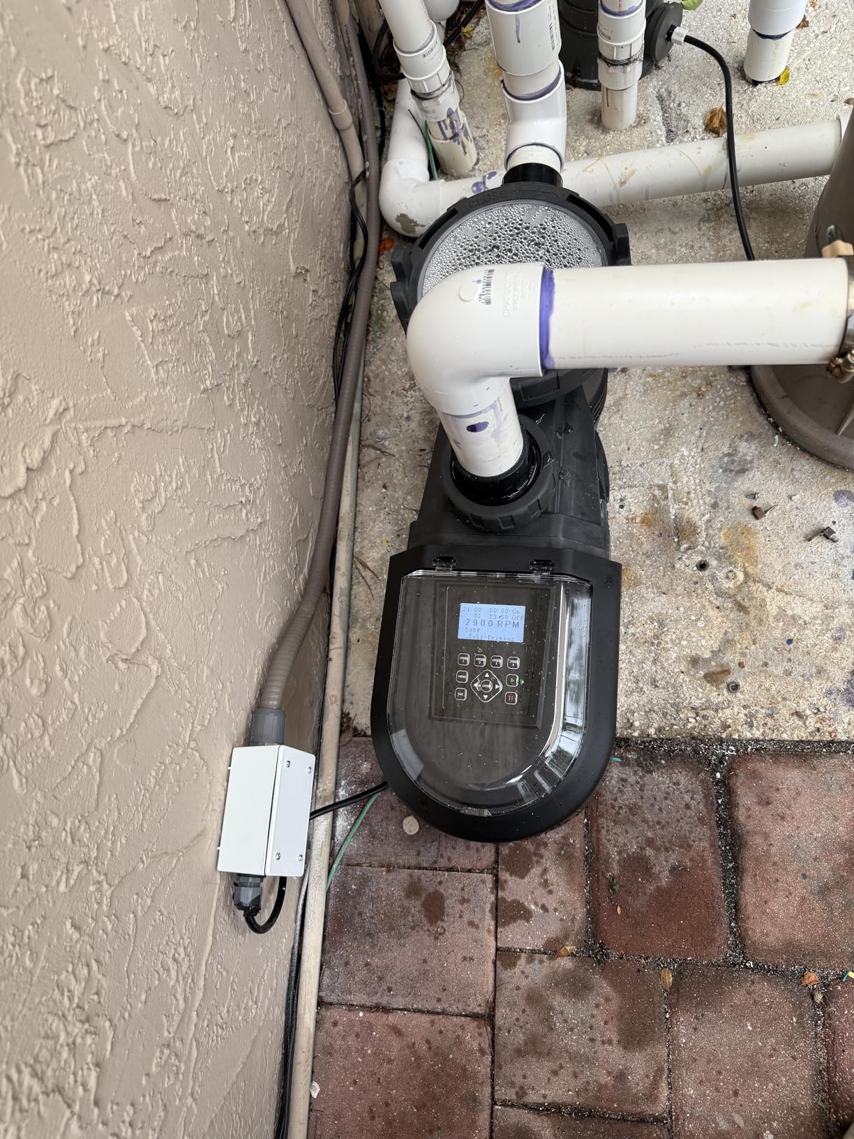 Aquastrong Variable Speed Pool Pump, 3 HP, 220V, 11359GPH, In/Above Pool Pump, Energy Efficient, High Flow, Powerful Self Primming Swimming Pool Pumps with Filter Basket - Customer Photo 1
