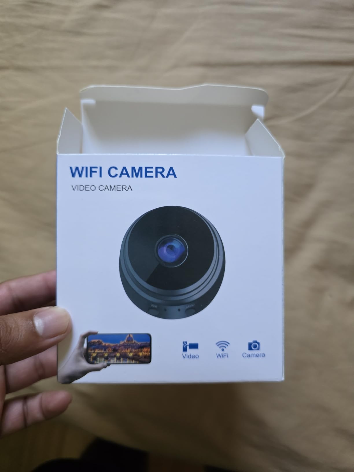 Hidden Cameras -Nanny Cam -WiFi Wireless -1080P HD Security Camera-Best Mini -Car Cameras for Surveillance-Surveillance Camera with Motion Detection and Night Vision,App Control - Customer Photo 1