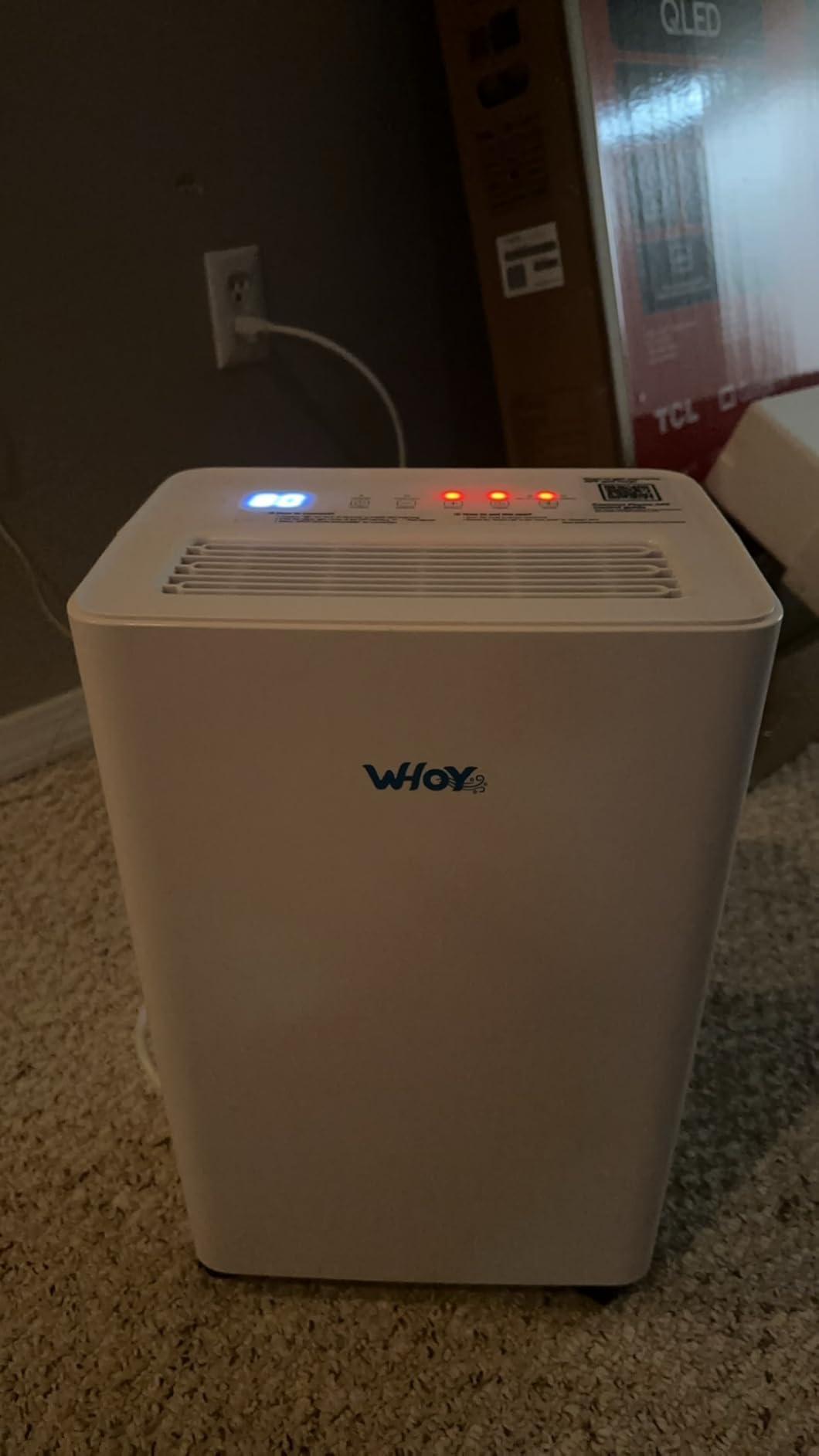 Dehumidifier for Home, 2500-3000 Sq Ft, 60 Pints Max. Smart Compressor, Smart App-Controlled, With Drain Hose, Child Lock, Idea for Bedrooms, Basements, Laundry Customer Review Dehumidifier for Home, 2500-3000 Sq Ft, 60 Pints Max. Smart Compressor, Smart App-Controlled, With Drain Hose, Child Lock, Idea for Bedrooms, Basements, Laundry - Customer Photo 1