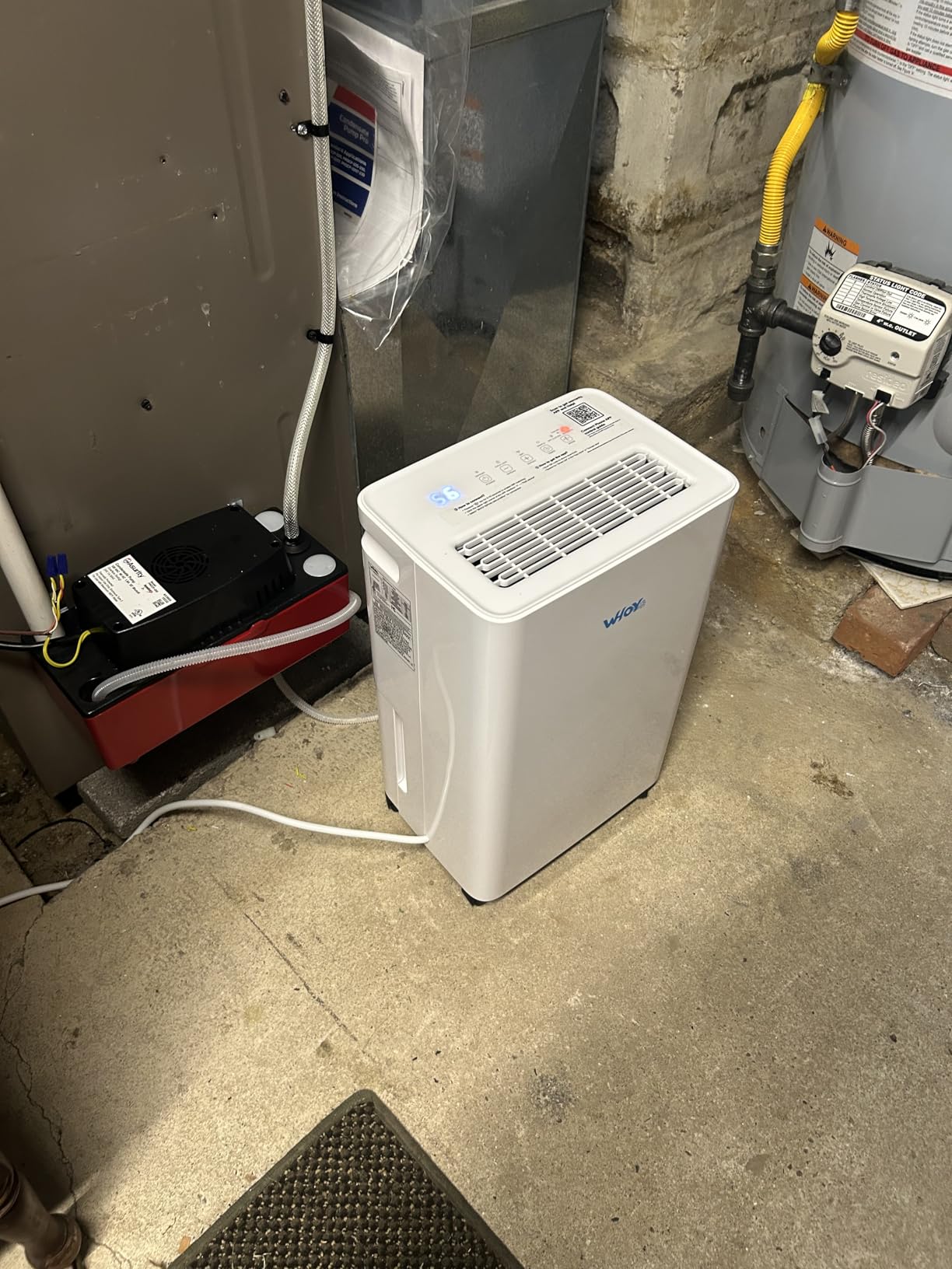 Dehumidifier for Home, 2500-3000 Sq Ft, 60 Pints Max. Smart Compressor, Smart App-Controlled, With Drain Hose, Child Lock, Idea for Bedrooms, Basements, Laundry Customer Review Dehumidifier for Home, 2500-3000 Sq Ft, 60 Pints Max. Smart Compressor, Smart App-Controlled, With Drain Hose, Child Lock, Idea for Bedrooms, Basements, Laundry - Customer Photo 2