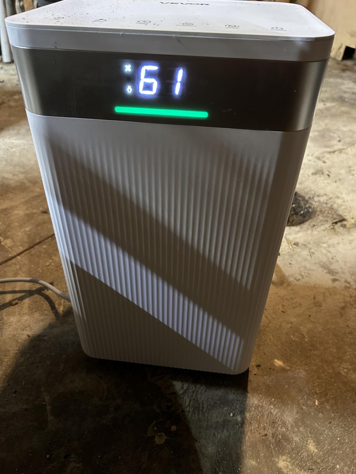 VEVOR 80 Pints Dehumidifier for Home & Basement, 4500 Sq.Ft Large Coverage, Drain Hose for Commercial & Industrial Use, Smart Humidity Control, Low Noise for Warehouses, Bathroom, Bedrooms & Storage - Customer Photo 1