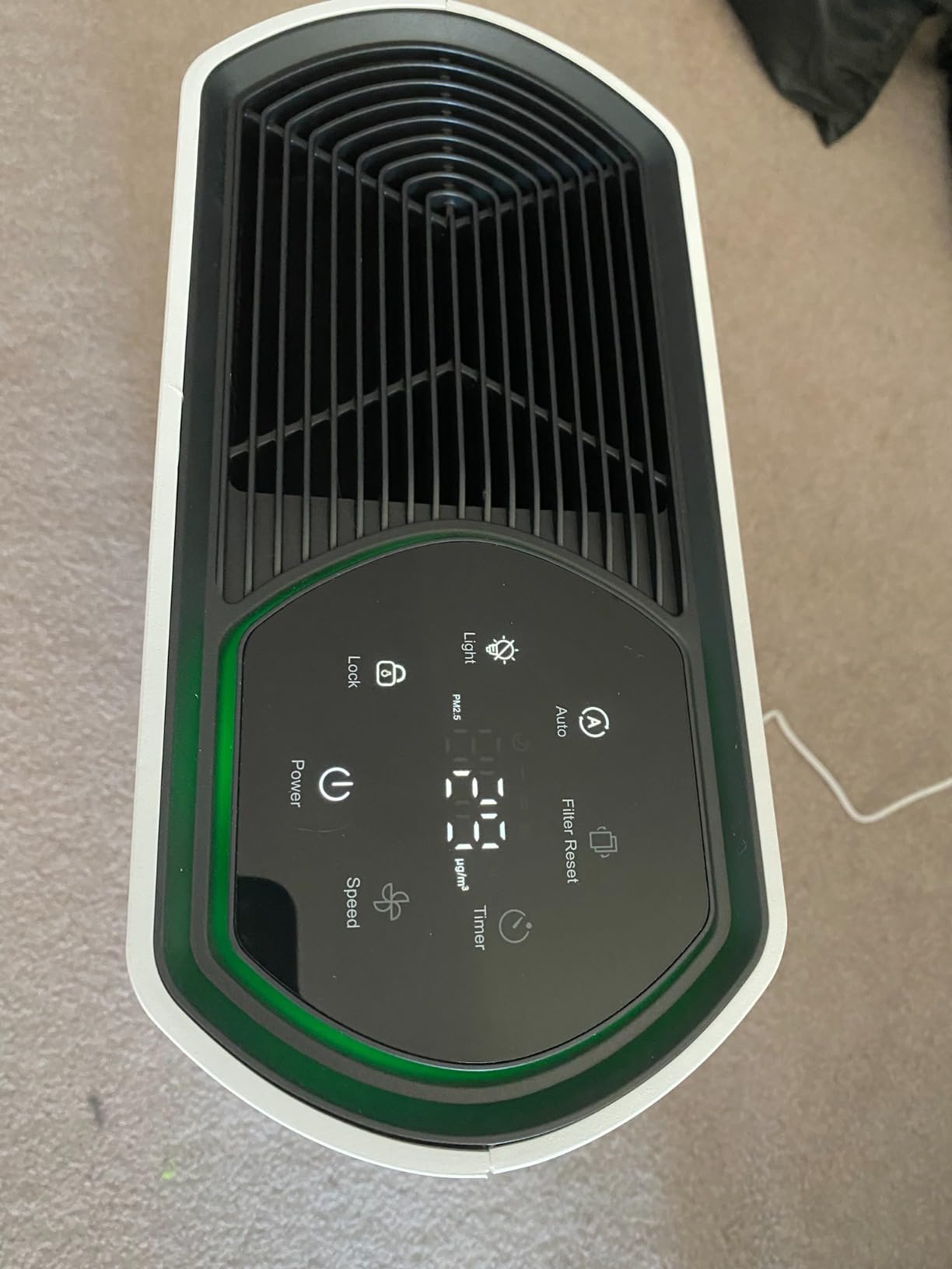 Powerful Air Purifiers for Home Large Room Up to 2400 Ft², ECOSELF HEPA Air Purifier with PM 2.5 Air Quality Display 20dB Sleep Mode, Air Purifiers for Bedroom Office Living Room HAP602 White - Customer Photo 1