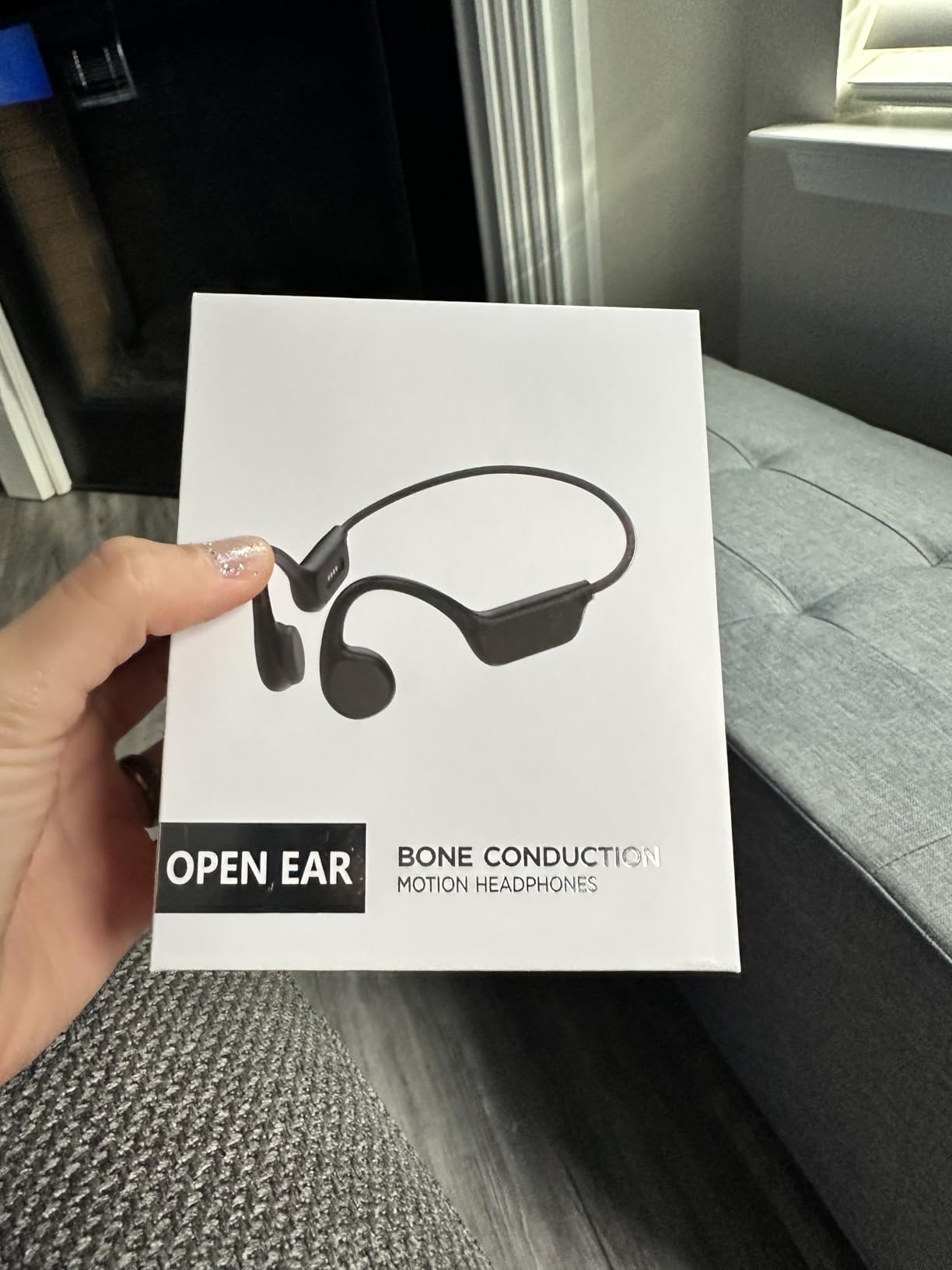 Swimming Headphones - IPX8 Waterproof, Bone Conduction, Wireless Bluetooth 5.3, MP3 Dual Mode, Stores 2500+ Songs, Underwater High Sound Quality - Customer Photo 2