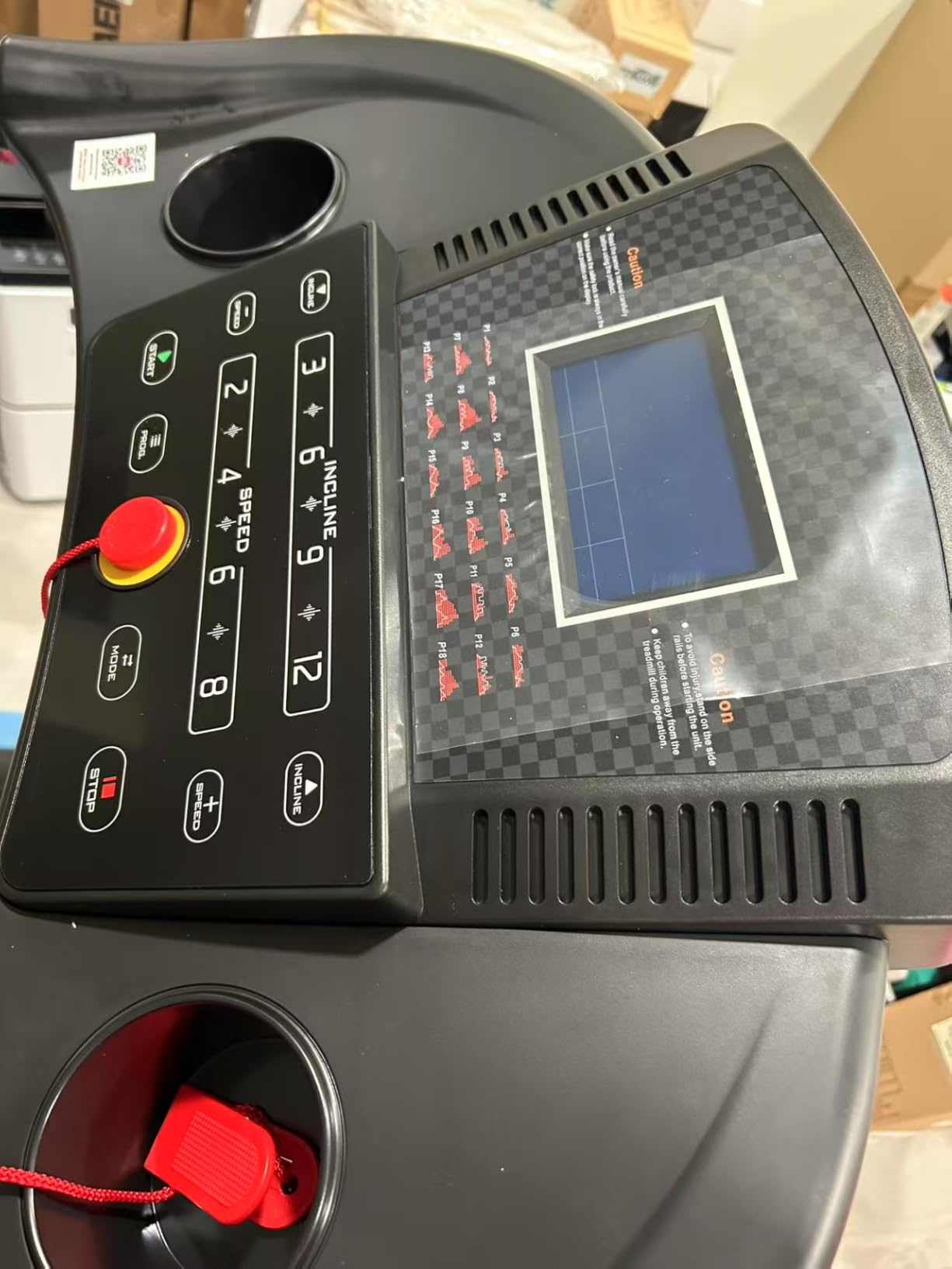 ECHANFIT Treadmill with 15% Auto Incline, Folding Treadmill for Home, 0.6-10 MPH, 350 LB Capacity, 18.11