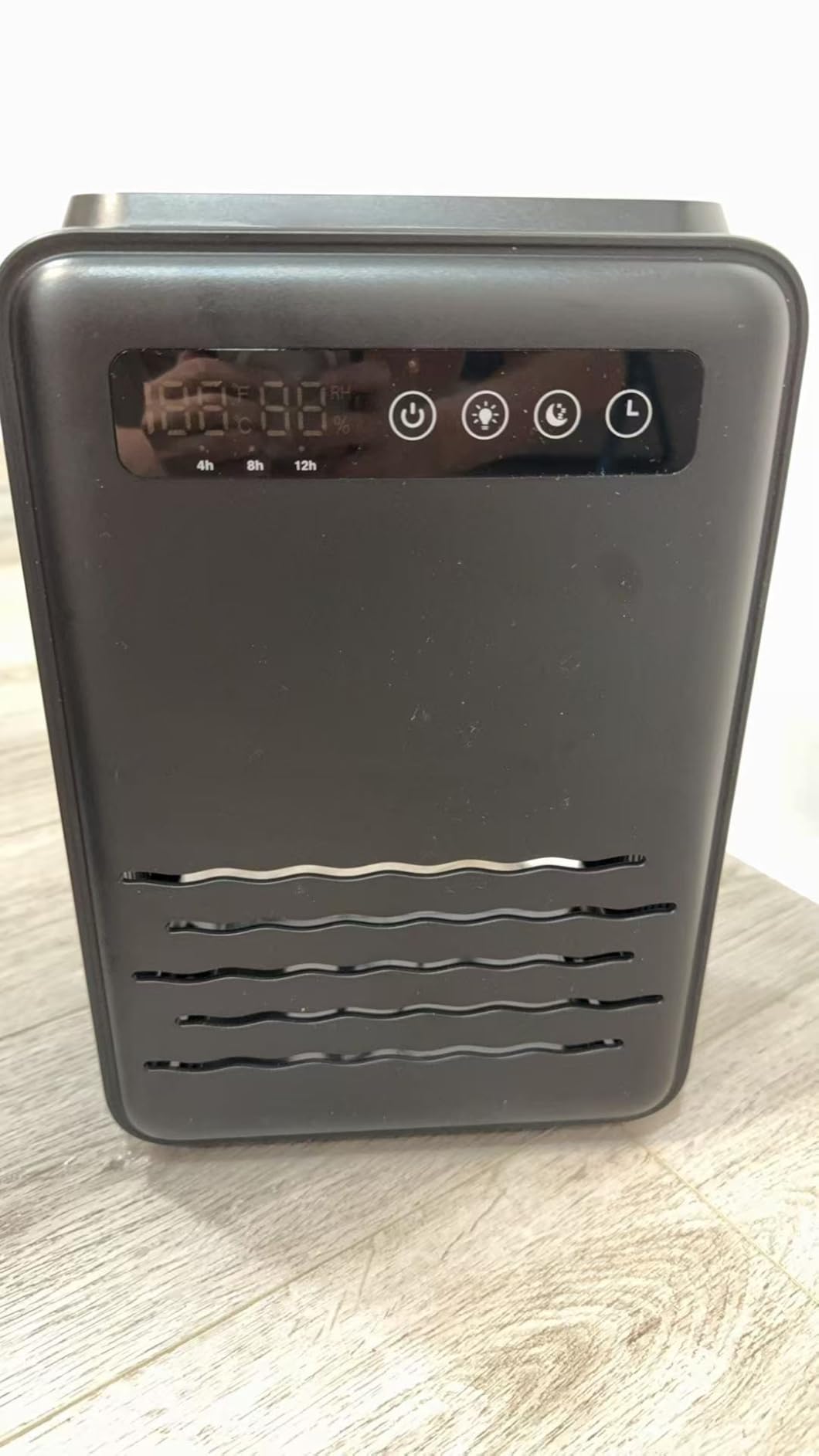 Updated Dehumidifier (Remote control) for Bedroom, 95 OZ Water Tank, 800 sq.ft Quiet Small Dehumidifiers for Basement Home Bathroom with Auto Shut Off, 7 Colors LED Light, Black - Customer Photo 1