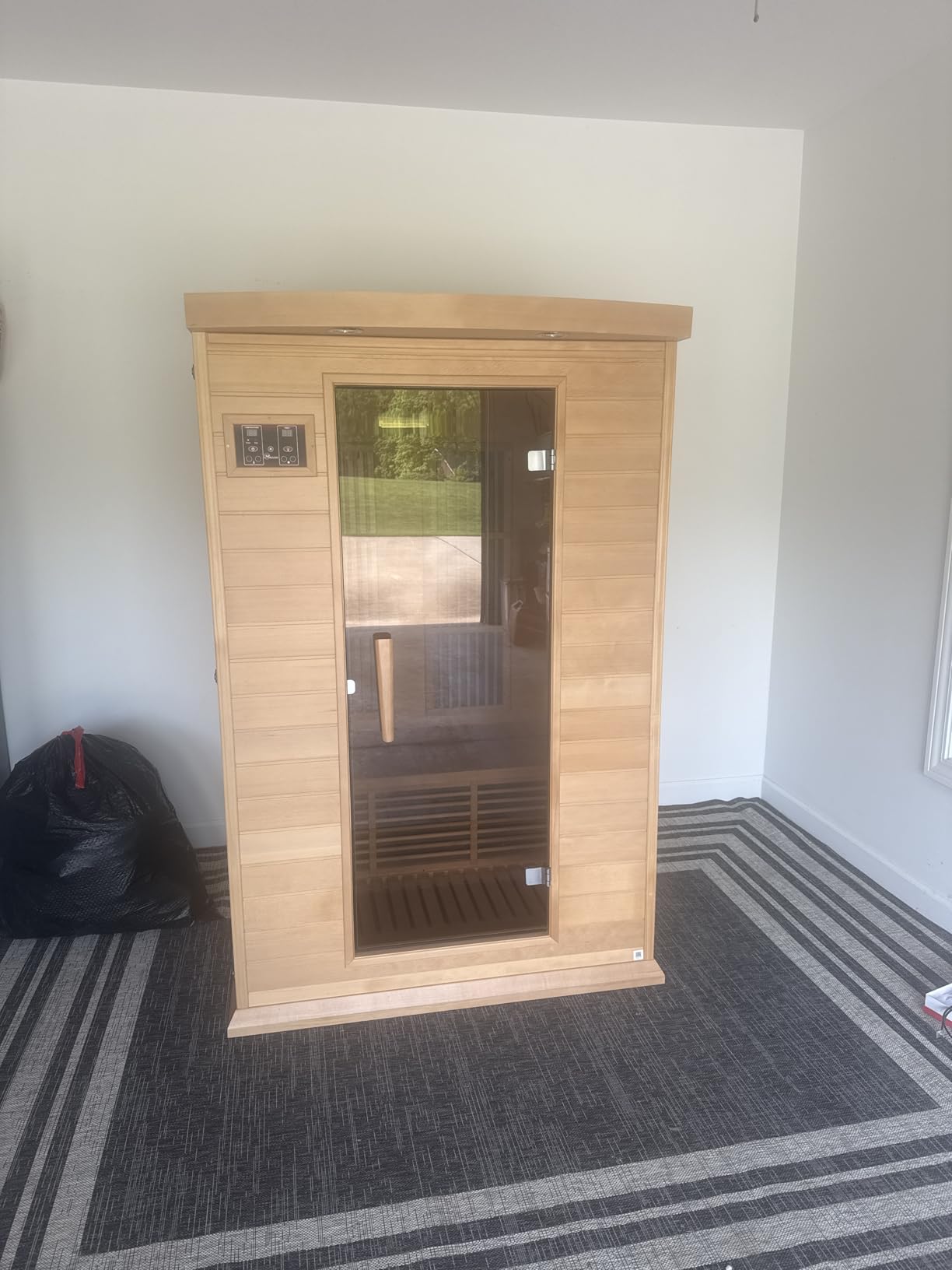 Dynamic Saunas Elite 1 Person Compact Ultra Low EMF FAR Infrared Sauna with Red Light Therapy & Bluetooth Speakers - Personal Indoor for Home & Gym - Customer Photo 1