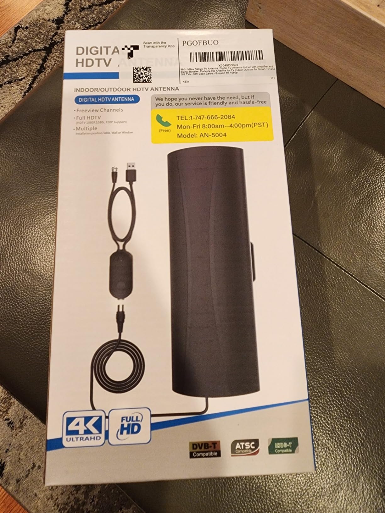 2800+ Miles Range TV Antenna,2025 Strongest Digital TV Antenna Indoor Outdoor with Amplifier Signal Booster, HD Antenna for Local Channels for Smart Tv and Old TVs-38ft Coax Cable-Support 8K 4K 1080p - Customer Photo 1