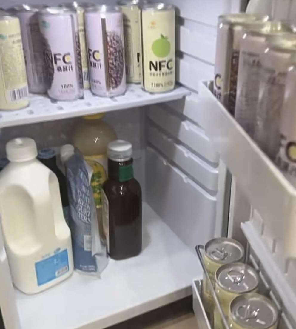 2.56 Cu.ft Compact Refrigerator with Reversible Single Door, Silver Customer Review 2.56 Cu.ft Compact Refrigerator with Reversible Single Door, Silver - Customer Photo 1