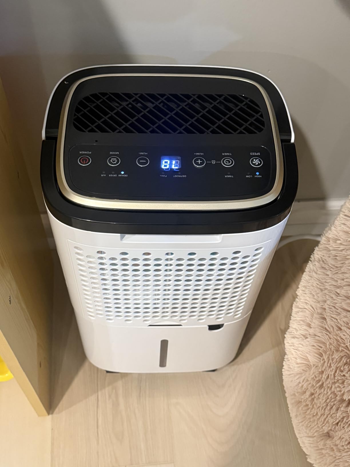 4500 Sq.Ft Dehumidifier for Basement with Drain Hose, 50 Pint Large Best Compressor Dehumidifiers for Home or Garage, Continuous Dehumidifying Features Humidity Display, 24H Timer and Child Lock - Customer Photo 1