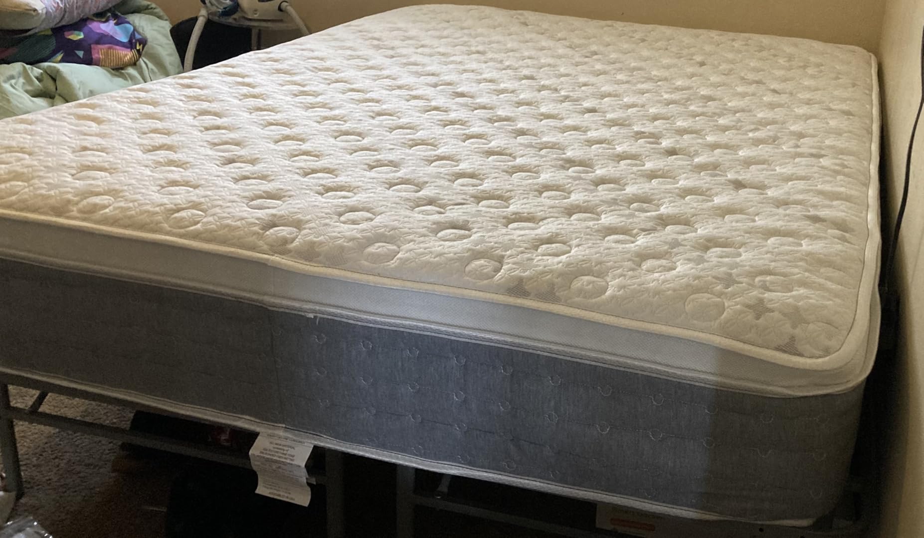 Sleepmax Extra Firm Queen Mattress 12 Inch - Hotel-Collection Hybrid Mattress Extra Support - Pain Relief Bed in a Box for Back & Side Sleepers - Fiberglass-Free, CertiPUR-US Certified, 365-Trial - Customer Photo 1