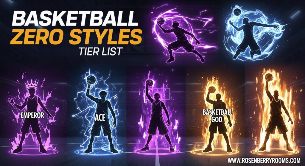 Basketball Zero Styles & Zones Tier List