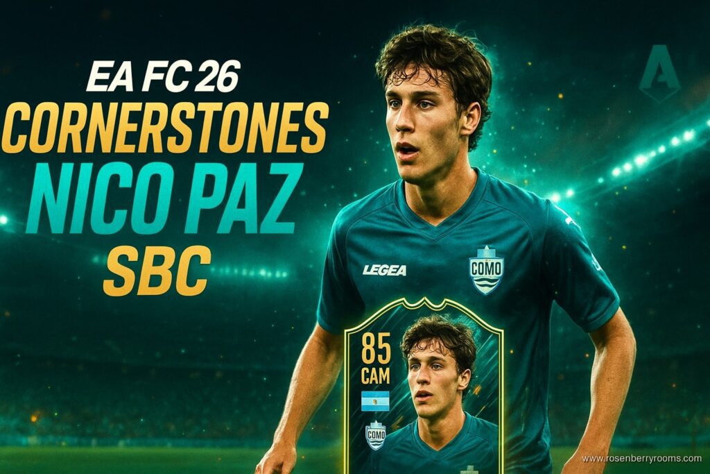 EA FC 26 Nico Paz Cornerstones SBC 