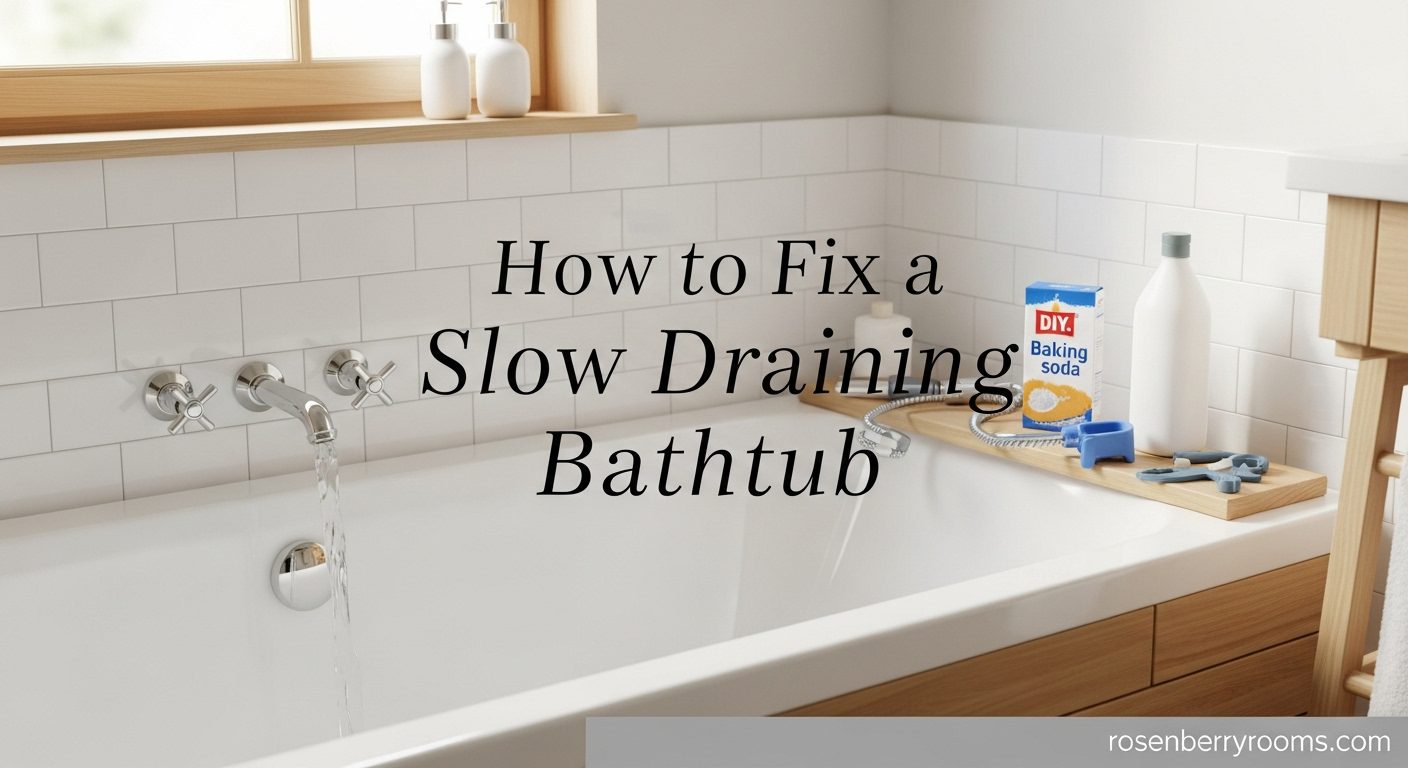 Easy Fixes for a Slow Draining Bathtub