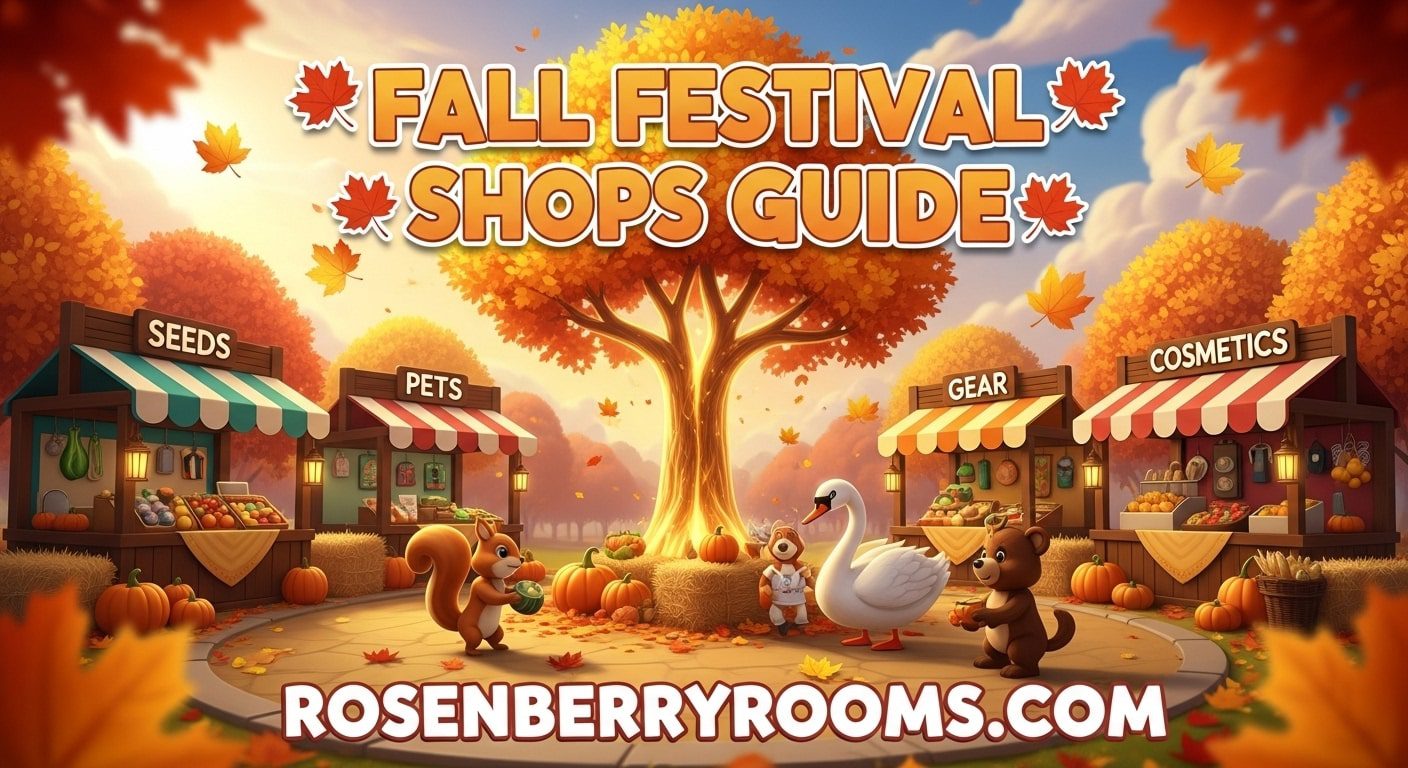 Fall Festival Shops in Grow a Garden