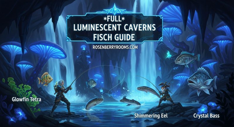 How To Get Luminescent Caverns Fisch Roblox