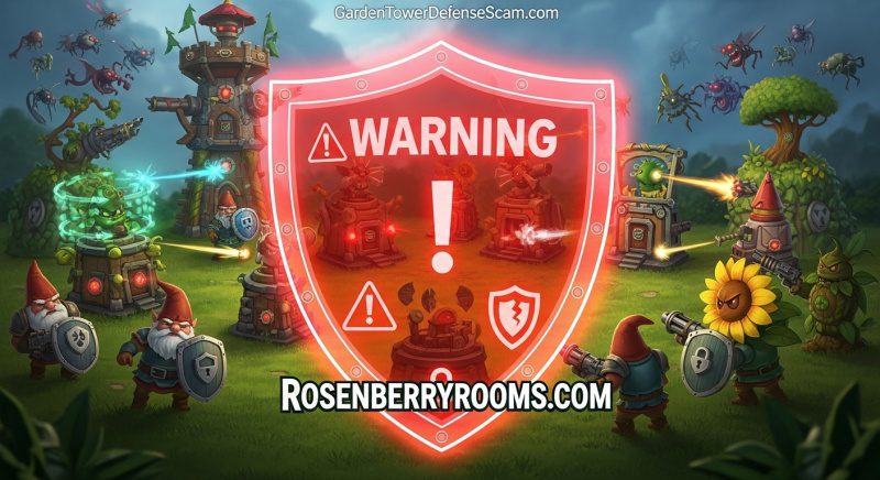 Garden Tower Defense Scam Alert Protect Your Account