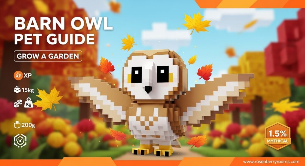 Grow a Garden Barn Owl Pet Guide 