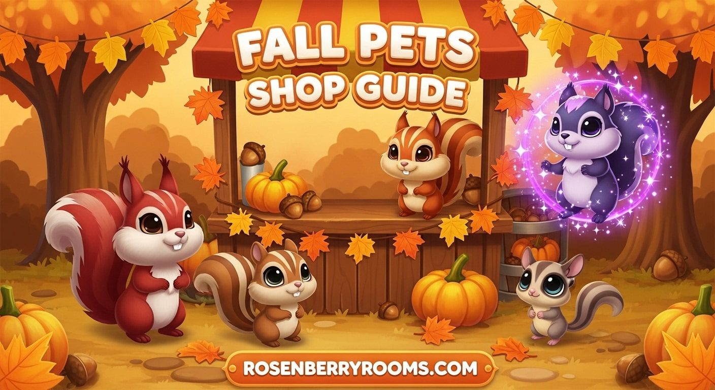 Grow a Garden Fall Market Pets Shop