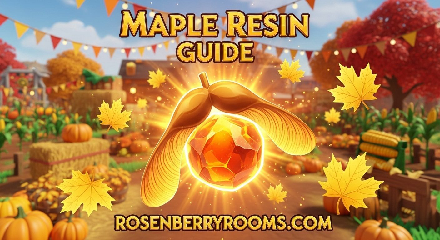 Grow a Garden Maple Resin Guide