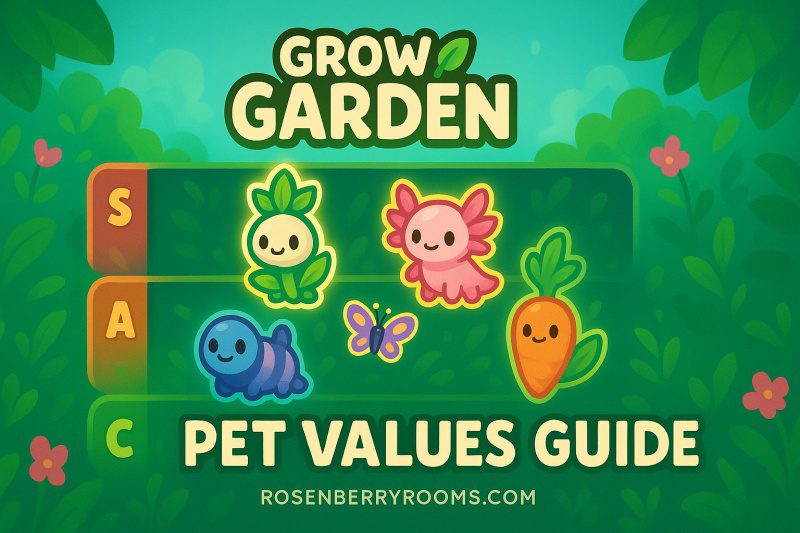 Grow a Garden Value List