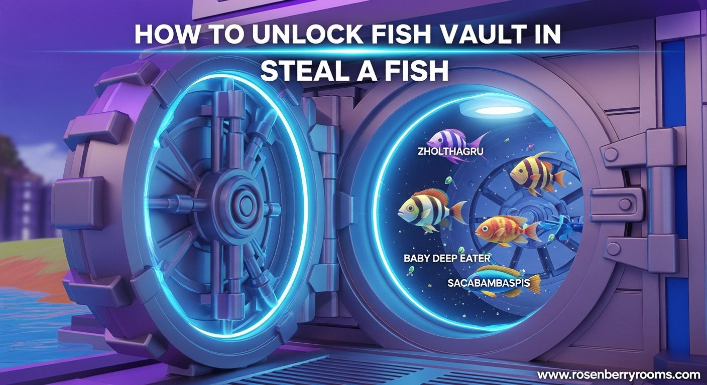 How To Unlock Fish Vault in Steal a Fish