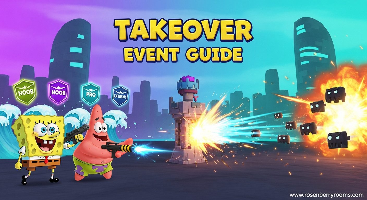 How to Beat SpongeBob Tower Defense Takeover Event