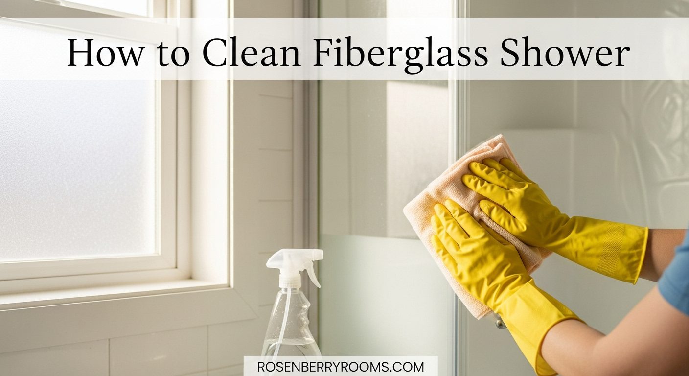 How to Clean Fiberglass Shower