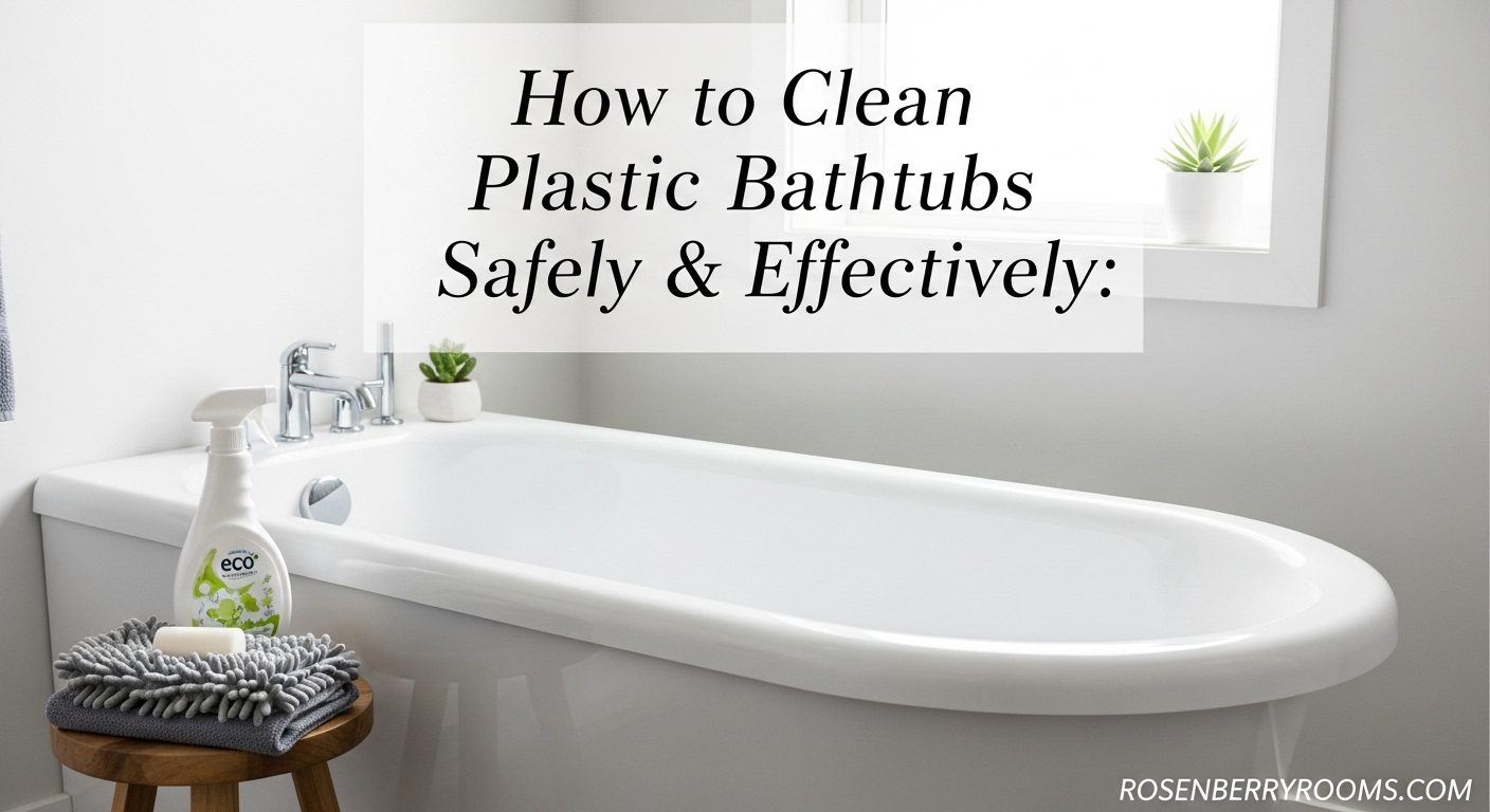 How to Clean Plastic Bathtubs