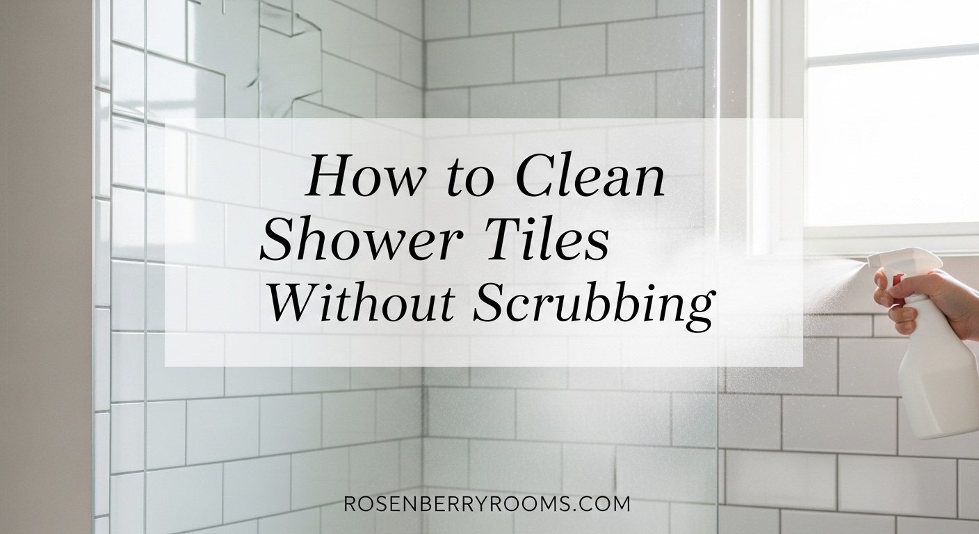 How to Clean Shower Tiles Without Scrubbing