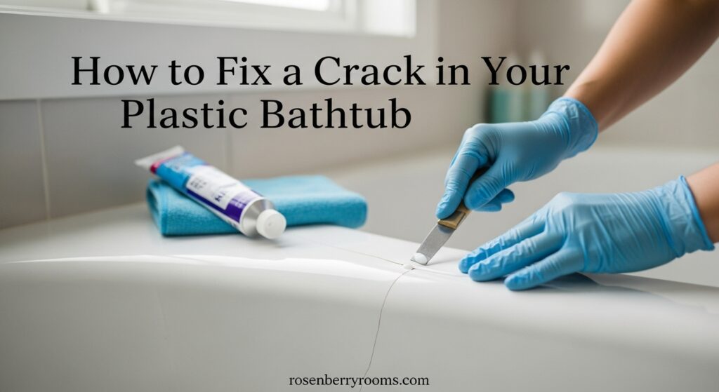 How to Fix a Crack in Your Plastic Bathtub