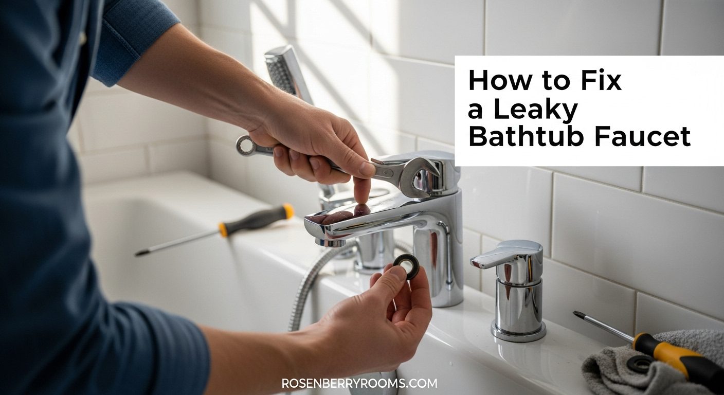 How to Fix a Leaky Bathtub Faucet