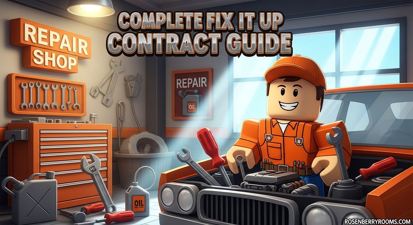 How to Get Contracts in Fix It Up Roblox