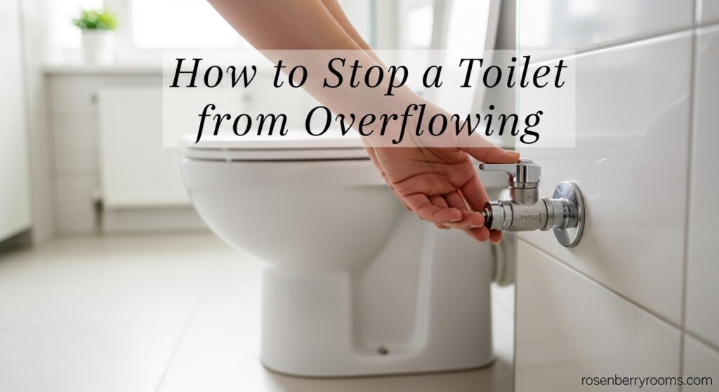 How to Stop a Toilet from Overflowing