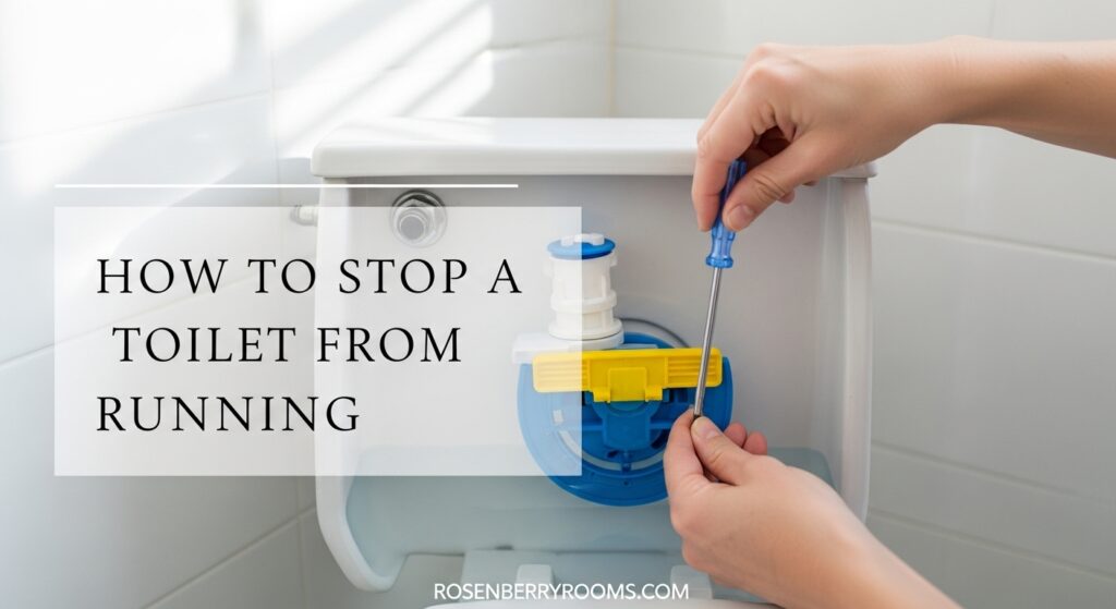 How to Stop a Toilet from Running