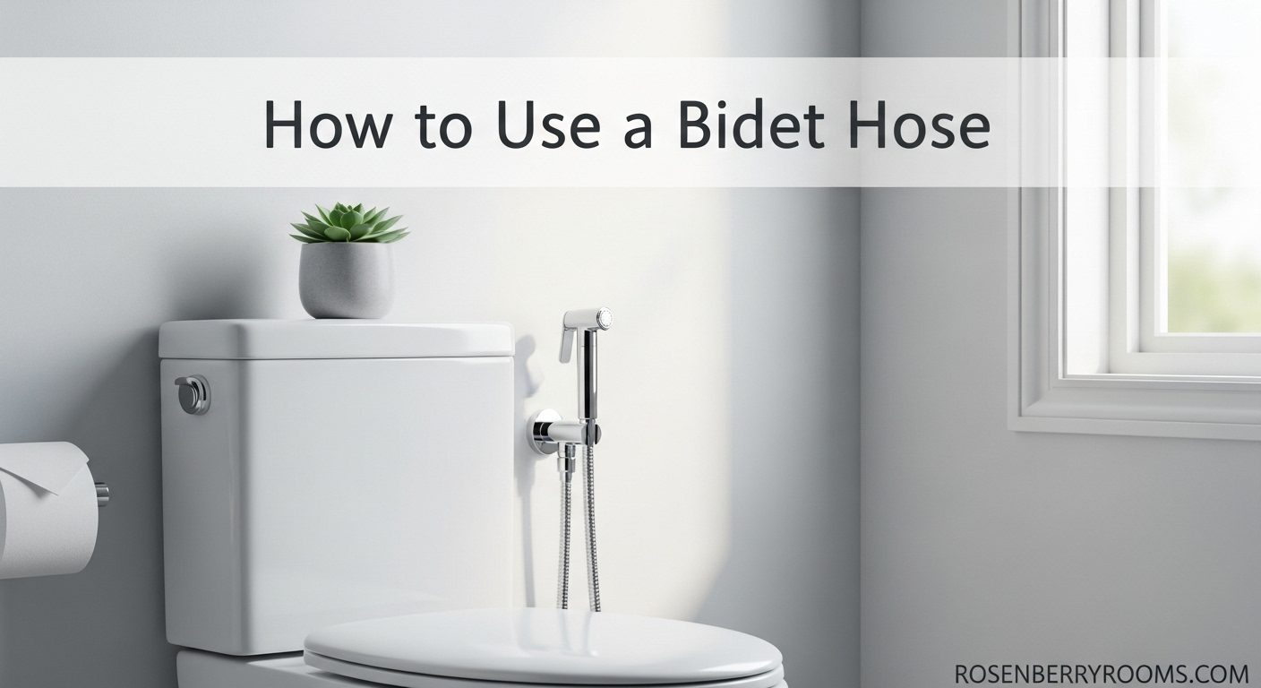 How to Use a Bidet Hose