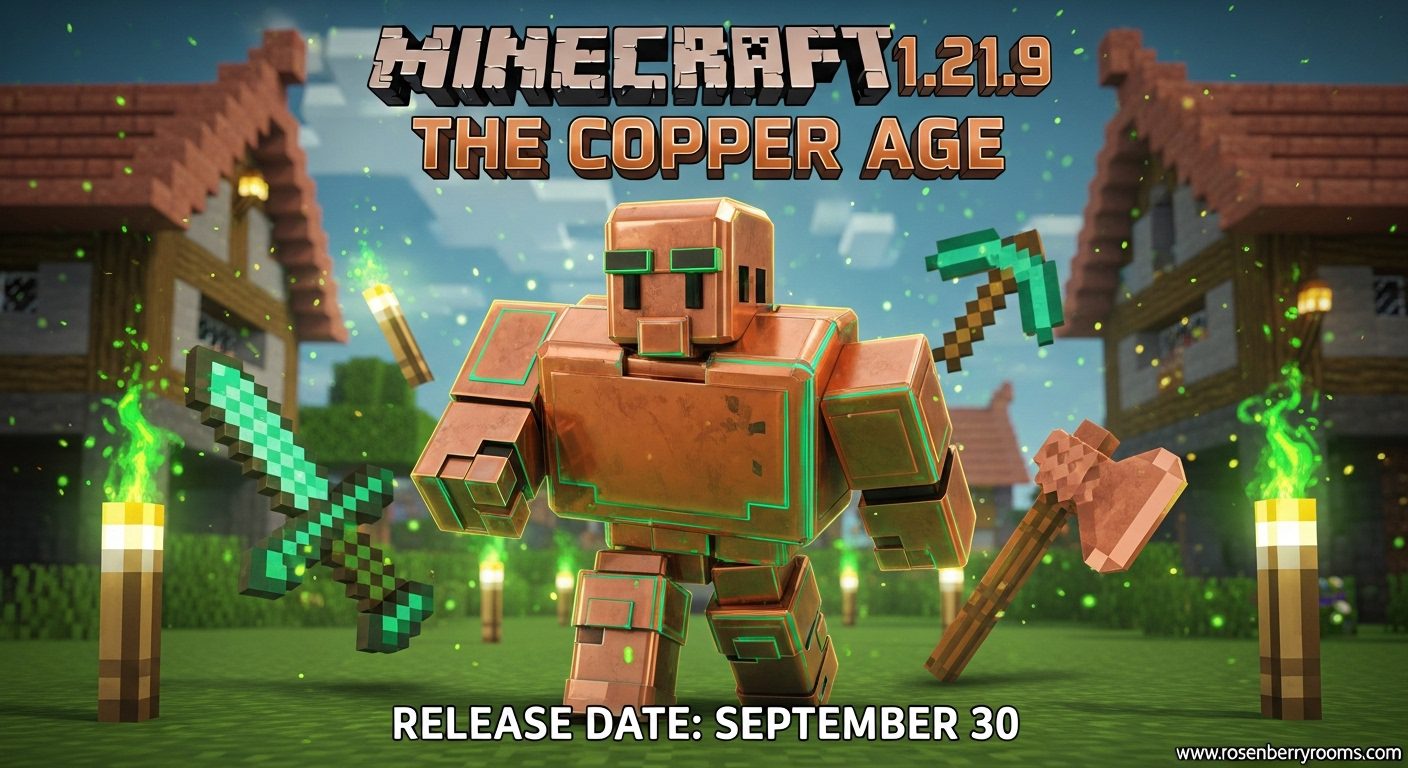 Minecraft 1.21.9 Copper Age Release Date