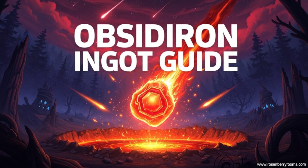 Obsidiron Ingot Fast in 99 Nights