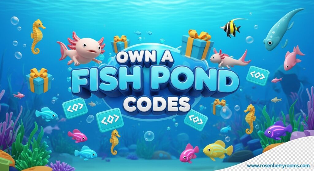 Own a Fish Pond Codes 