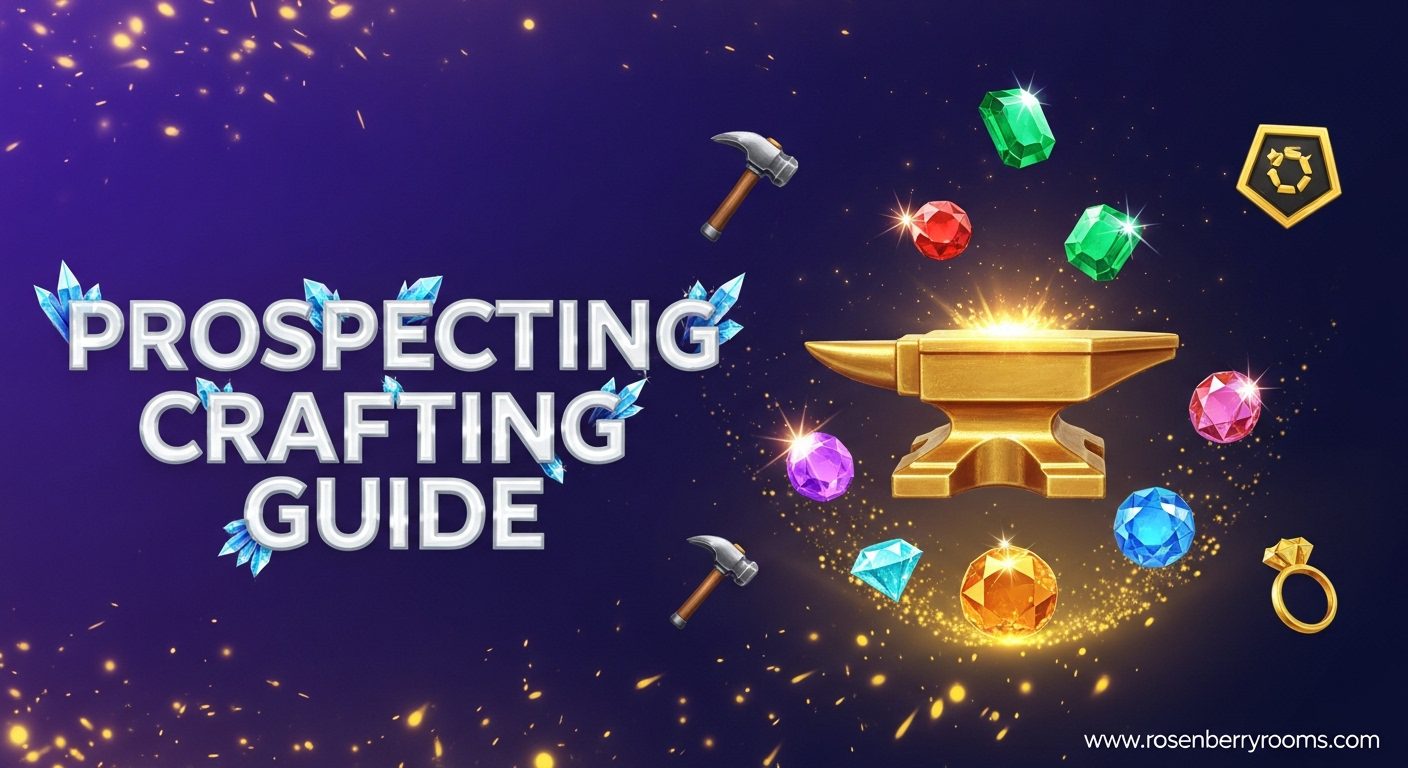 Prospecting Roblox Crafting Guide