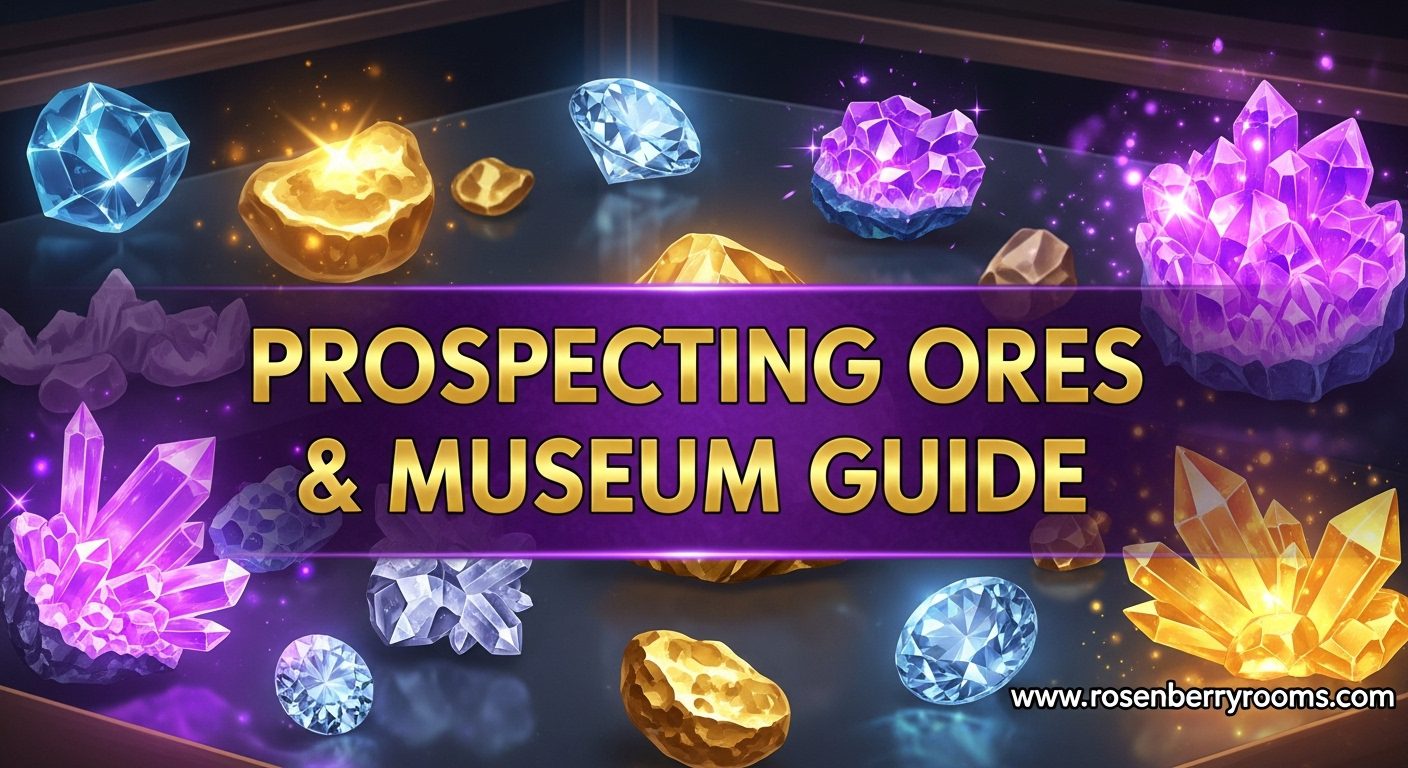 Prospecting Roblox Ores & Museum Boosts